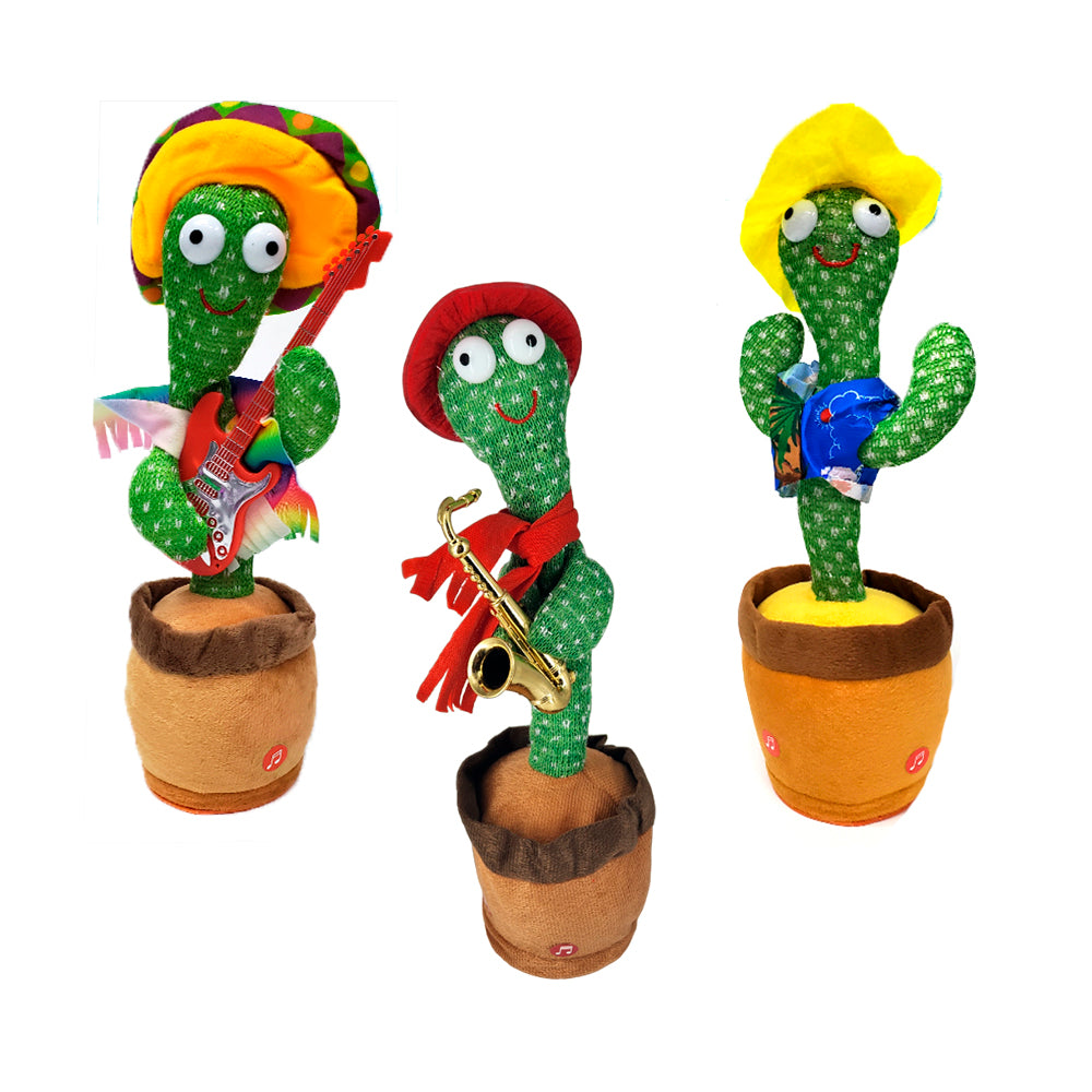Juguete Cactus Bailarín Repetidor De Voz
