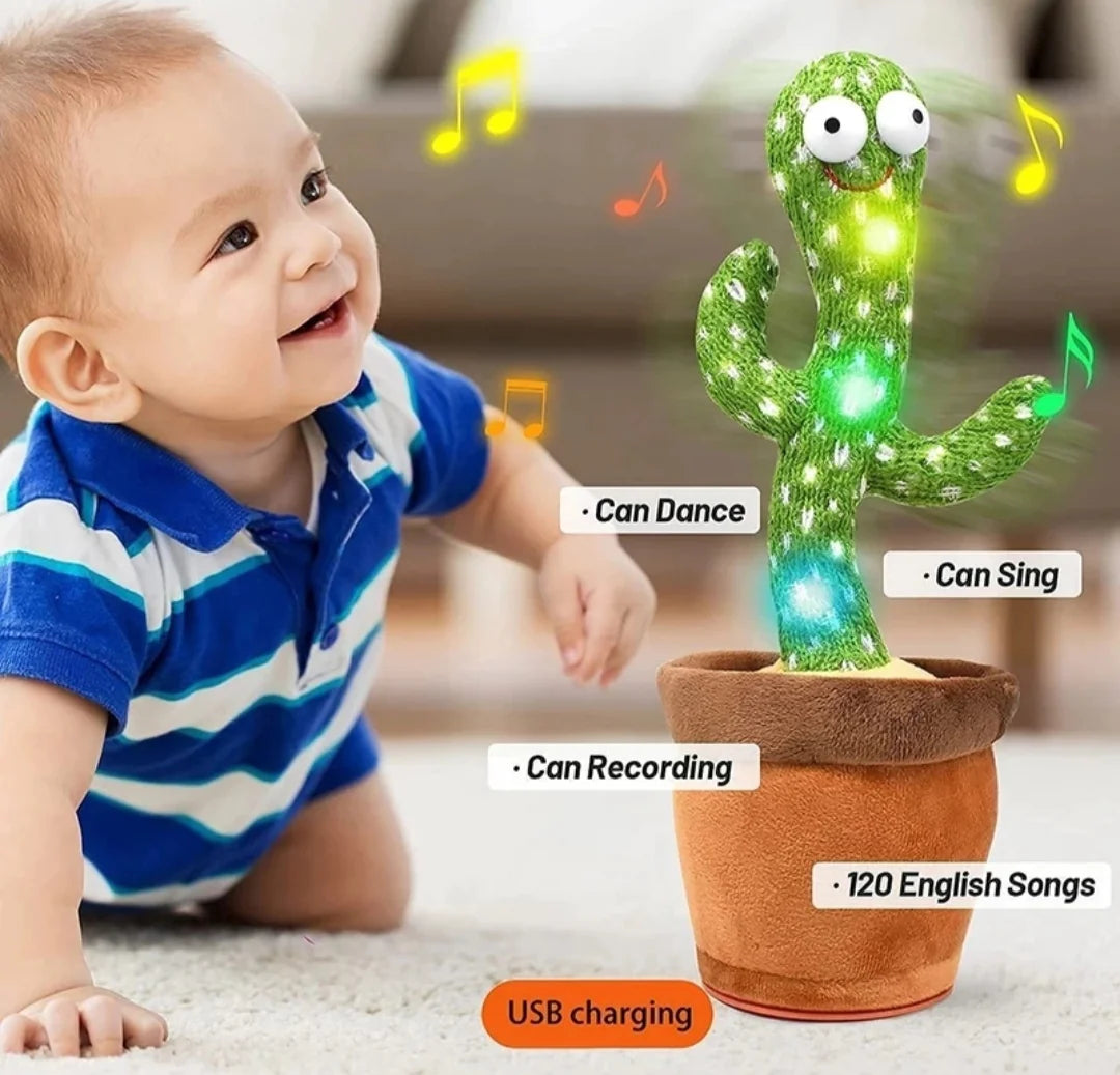 Juguete Cactus Bailarín Repetidor De Voz