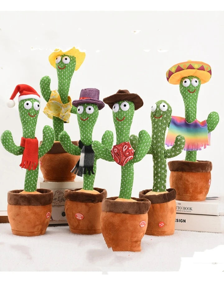 Juguete Cactus Bailarín Repetidor De Voz