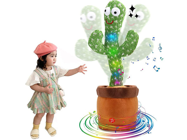 Juguete Cactus Bailarín Repetidor De Voz