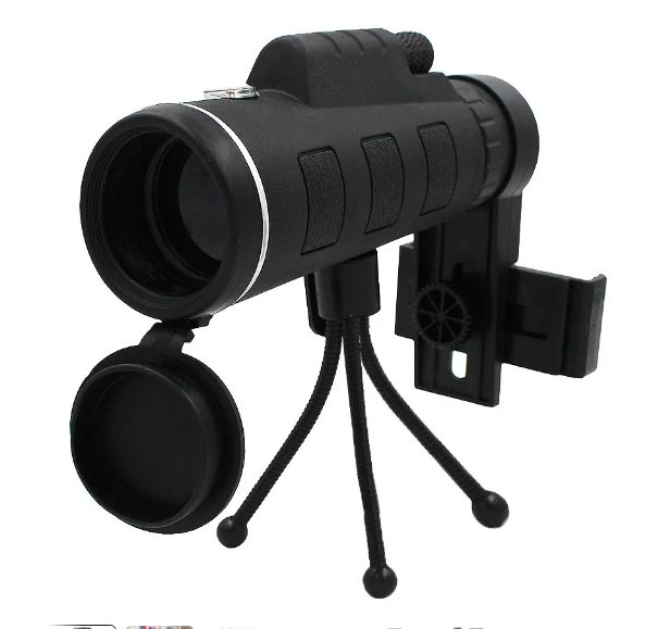 Telescopio Monocular Portátil con Trípode.
