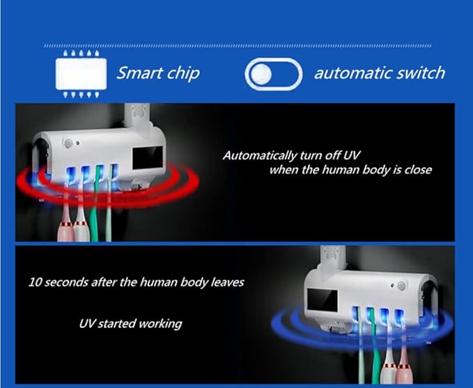 PureSmile™ | Esterilizador Cepillos de Dientes Luz UV